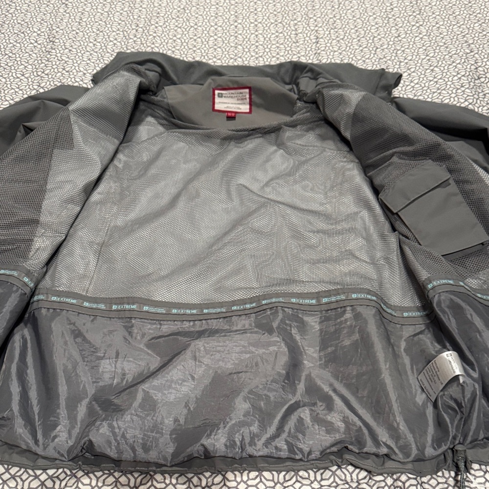 Mountain Warehouse Women’s Outdoor Jacket Sz 12 Grey and Teal - Picture 4 of 9